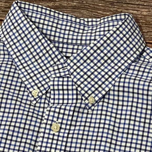 Ralph Lauren Blue Shirt Checkered Long Sleeve Button Down Shirt - Picture 4 of 8